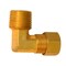Everflow 3/8 O.D. COMP x 3/8 MIP 90 Degree Elbow Pipe Fitting, Lead Free Brass C69-38-NL - alternate 3